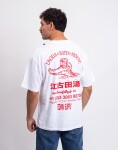 Tričko Edwin Ekoda Bath House TS White garment washed
