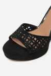 Sandály NINE WEST TS6218-01 Látkový materiál