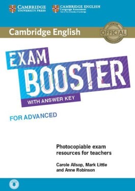 Cambridge English Exam Booster for Advanced with Answer Key with Audio - Carole Allsop