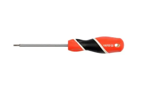 YATO Šroubovák torx s otvorem / Velikost T7 / Délka 75 mm / magnetický / S2 / 58 HRC (YT-25952)