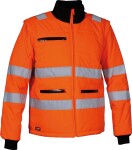 Reflexní zimní pracovní parka Cofra PROTECTION Barva: Reflexní oranžová, Velikost: 58 (CAPROTECTION_01_58)