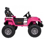 Mamido Elektrické autíčko Extreme Sport 4x4 s proměnlivou velikostí růžové