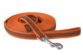 Firedog pogumované vodítko, šíře 20 mm, oranžové Šířka/délka: 20 mm x 2,0m