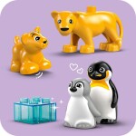 LEGO LEGO® DUPLO® 10442 Rodinky divokých zvířat: Tučňáci a lvi