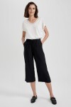 DEFACTO Linen Look Capri Pants