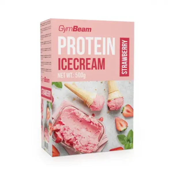 Proteinová zmrzlina Protein Ice Cream 500 g - GymBeam (jahoda, 500 g) (40531-3-strawberry)