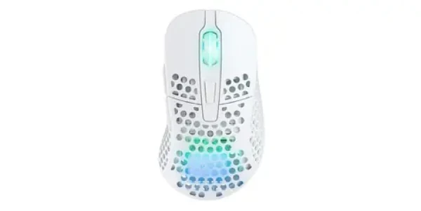 XTRFY M4 Wireless RGB bílá / bezdrátová herní myš / optická / 19000 DPI / 6 tlačítek / 2.4 GHz (M4W-RGB-WHITE)