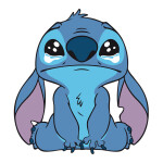 Dřevěné vybarvovací postavičky Stitch