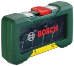 BOSCH 2607019464 - Sada fréz / HM / průměr stopky 6 mm / 6 ks (2607019464)