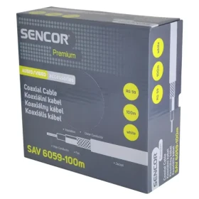SENCOR SAV 6059 RG-59 anténní koaxiální kabel 100m (8590669134083)