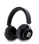 Rozbaleno - DKNY PU Leather Stack Logo černá / Bezdrátová Sluchátka / BT 5.3 / 32 h výdrž / USB-C / rozbaleno (57983120024.Rozbaleno)