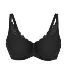 Dámská podprsenka Amourette W01 - BLACK - černá 0004 - TRIUMPH BLACK 95H