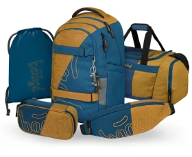 BAAGL SET 5 - Školní set Skate max Duo: batoh / penál / sáček / sportovní taška / ledvinka (A-35379)