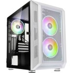 Kolink Citadel MESH RGB bílá / M-ATX / 2xUSB 3.0 + 1xUSB 2.0 / 3x120 mm ARGB / bez zdroje / průhledná bočnice (CITADEL MESH RGB WHITE)