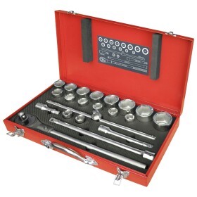 EXTOL PREMIUM 8818350 Gola sada 3/4", 22 dílů, plechový kufr