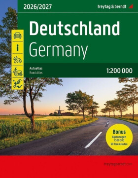 Německo 1:200 000 / autoatlas 2026/2027
