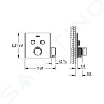 Grohtherm SmartControl Termostatická baterie 29125000