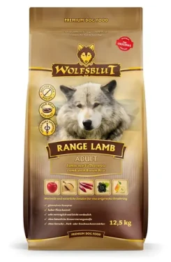Wolfsblut Range Lamb 12,5 kg / Granule pro dospělé psy / jehněčí a rýže / bez lepku / všechna plemena