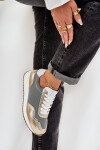 Kožené Sportovní Boty Sneakers Dámské D&A LR51-847 Zlaté 39