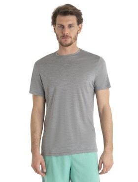 Pánské merino triko krátký rukáv ICEBREAKER Mens 125 Cool-Lite Sphere III SS Tee, Metro Heather velikost: XXL