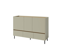 Komoda Luca LC7 Barva korpusu + barva dveří: Eukaliptus / Dub Baltic Dune