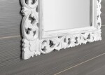 SAPHO - SCULE zrcadlo ve vyřezávaném rámu 80x150cm, bílá IN328