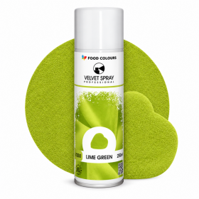 Sametový sprej Food Colours Lime Green (250 ml)