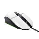 Herní myš TRUST GXT 109W FELOX, optická, USB, bílá