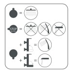 Rubineta - Sprchový set s pákovou baterií ULTRA-10 OLO GRAFIT, grafitová OLBA625151