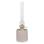 Strömshaga Petrolejová lampa Straight Beige Large, béžová barva, sklo