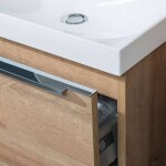 Mereo Mailo, koupelnová skříňka 101 cm, dub Riviera, chrom madlo CN522S