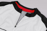 Pánský cyklistický dres ETAPE BLAZE, černá/bílá (elastický materiál, velikost M)