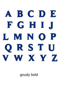 Výšivka monogram jedno písmeno Allegra script Russ time