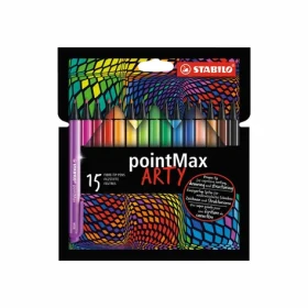 STABILO® pointMax - ARTY - 15 ks sada - 15 různých barev (488/15-1-20)