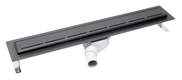 Sprchový žlab SAT 75 cm nerez černý ZLAB80NRZBL ZLAB80NRZBL