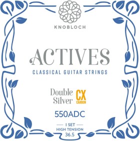 Knobloch ACTIVES Double Silver CX Carbon High 550 Tension 36.5