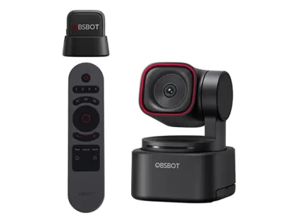 OBSBOT Tiny 3 Lite 4K Remote + MIC Combo / webkamera / gimbal / 4K@30fps / FullHD@120fps / USB-C / Mikrofon (OWB-2410-CE (M))