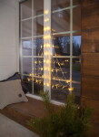 STAR TRADING Světelná LED dekorace Star / Tree, stříbrná barva, plast