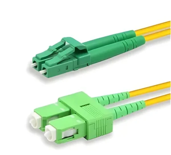 OEM Patchcord FO duplex LC/APC-SC/APC 9/125um SM / 3m / OS2 / žlutá / 1,8mm (0809)