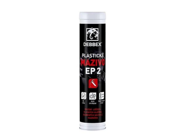 Plastické mazivo DEBBEX EP 2 žluté 400ml