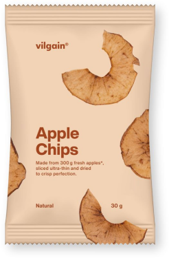 Vilgain Jablečné chipsy – 3× natural 30 g