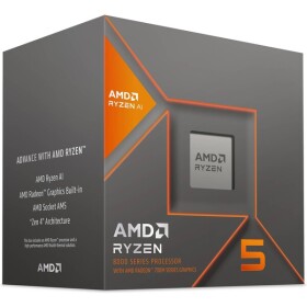 AMD RYZEN 5 8600G @ 4.3GHz / Turbo 5.0GHz / 6C12T / L2 6MB L3 16MB / AM5 / Zen 4 / 65W (100-100001237BOX)