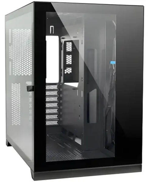 Inter-Tech C-703 Vision černá / Počítačová skříň / ATX / 2x tvrzené sklo / bez zdroje (88881364)