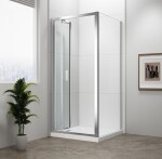 POLYSAN - EASY obdélníkový sprchový kout 1000x800, skládací dveře, L/P varianta, čiré sklo EL1910EL3215