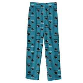 Outerstuff Dětské pyžamové kalhoty San Jose Sharks NHL Team Colored Printed Pant Velikost: Dětské S (6 - 8 let)