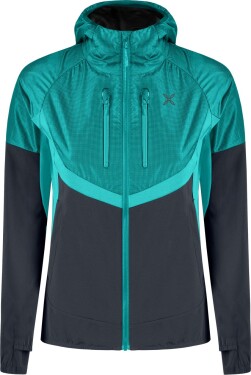 MONTURA Spitze Hybrid Jacket Woman, Graphite Blue/Turquoise velikost: S