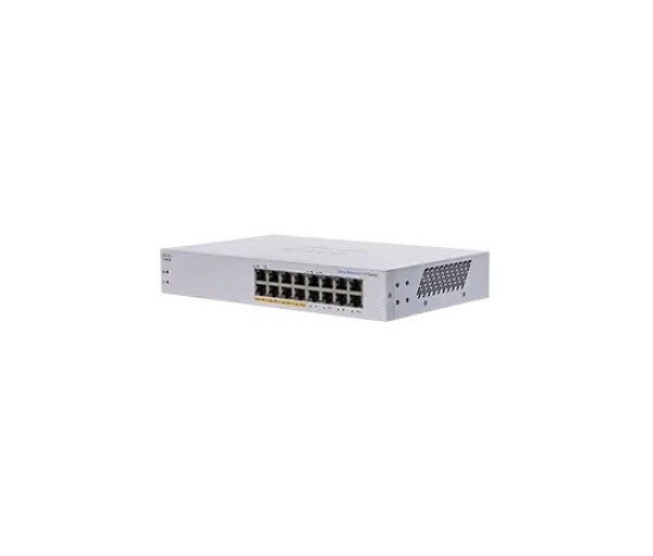Cisco switch CBS110-16PP (16xGbE, 8xPoE+, 64W, fanless) EDF_839900