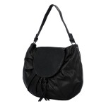 Stylová koženková kabelka Elin, černá