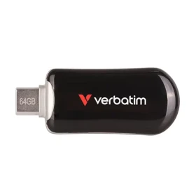 Verbatim Plectra 64GB černá / Flash Disk / USB-C 3.0 / až 100 MBs (30224)