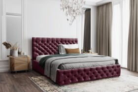 FRONTI Postel MODEL 02 180x200 fialová - MAGIC VELVET 2202